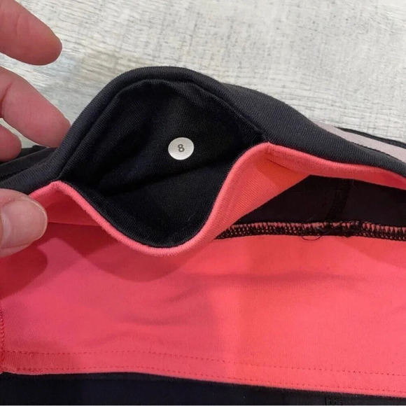 Lululemon Size 8 Give Me Qi Crop Butterfly Texture Mink Berry Pant Legging Luon - Picture 13 of 16